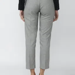 Van Heusen Grey Self Pattern Trousers image 2