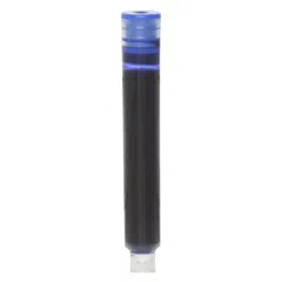 Montex Fountain Pen Cartridge Blue Ink Color Plastic for Home, School & Office Use-image-90