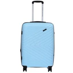 United Colors of Benetton Ragnar Sky Blue Textured Hard Medium Trolley Bag -66 Cms-image-65