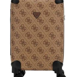 Guess Latte & Brown Berta Logo Cabin Trolley-image-19