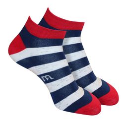 Man Arden Men Blue Striped Ankle-Length  Socks-14