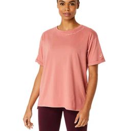 Asics Training Core Relaxed Graphic Red T-Shirt-4