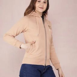 Crimsoune Club Beige Graphic Print Hoodie-image-65