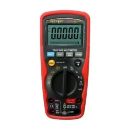 Metravi Digital TRMS Multimeter Backlit LCD Display Black & Red, Metrasafe-18-10