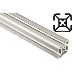 FlexLink Silver Aluminium Profile Strut 30 x 30 mm 7.2 mm Groove 3000 mm Length, XFEB 3X30 T3-picture-11