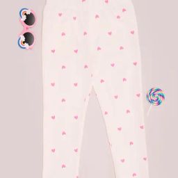 Pantaloons Junior Girls Off-White Jeggings-image-98