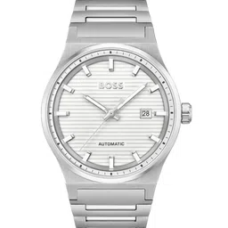 BOSS Men Candor Auto Patterned Automatic Motion Powered Analogue Watch 1514186-50