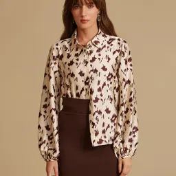 Kazo Off White Printed Shirt-image-52