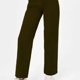 Kotty Green Straight Fit High Rise Jeans-image-82