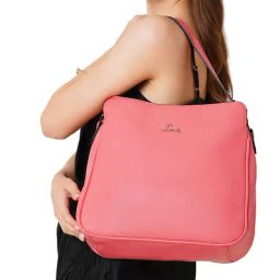 Lavie Coral Solid Medium Hobo Handbag-image-36