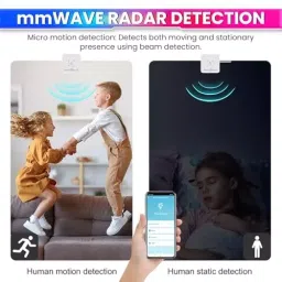amiciSmart 24 G Radar Human Presence Detector Wave Motion Sensor Photocell Sensor for Light Intensity Detection, 1xHUMAN-OCC-SENSOR image 3