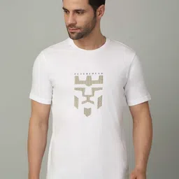 LOUIS STITCH Men Graphic Printed Round Neck Cotton T-shirt-image-36