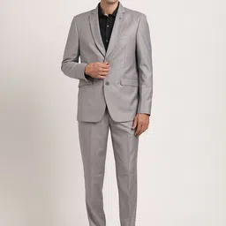 Turtle Men Slim-Fit Single-Breasted Two-Piece Suit-image-34
