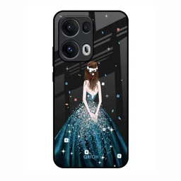 QRIOH Unisex Abstract Printed Oppo Reno13 Pro 5G Back Case Mobile Accessories-58