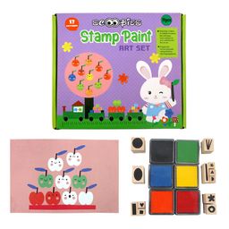 SCOOBIES Kids Printed Stamp Paint Art Set-image-2