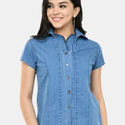 SAAKAA Denim Shirt Style Top-picture-8