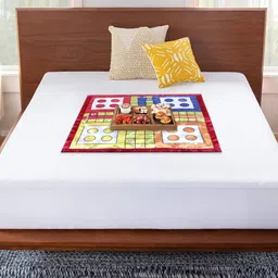 Kuber Industries Red & Blue Printed Reversible Placemats-40