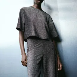 H&M Round Neck Short Top-image-23