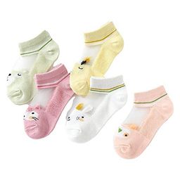 MOMISY Cotton Ankle Length Socks Pack of 5 - Multicolour-image-72