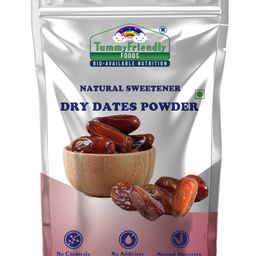 Tummy Friendly Foods Dry Dates Powder from Premium Arabian Dates Healthy Sugar Substitute, Natural Sweetener  Dry Dates Powder  Kharek Powder - 300 gm-image-94