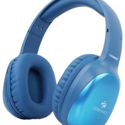 ZEBRONICS Thunder PRO Over Ear Wireless Headphone-Blue-12