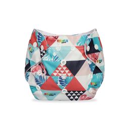 Chinmay Kids One Size Adjustable Baby Cloth Button Diaper - Washable/Reusable Nappies for Infants & Toddlers With Insert (8 X 8 inch)-18