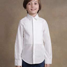 One Friday Full Sleeves Comfort Solid Shirt - White-picture-34