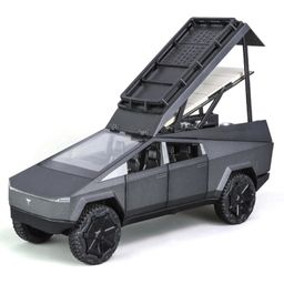 SVE 1:32 CYBER TESLA 2.0 Diecast Metal Pullback Toy car with Openable Doors, lights And sound music [Colors as Per Stock]-image-49