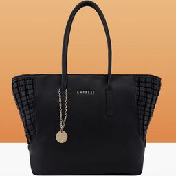 Caprese Women Textured Structured Leather Handheld Bag-57
