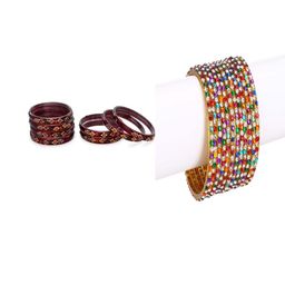 SOMIL Set Of 20 Traditional Handcrafted Glass Bangles-picture-7