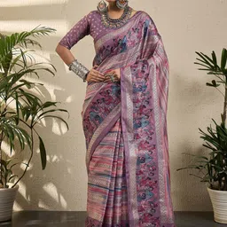 all about you Woven Design Zari Jute Silk Kota Saree-picture-42