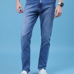 V-Mart Men Regular Fit Mid-Rise Light Fade Stretchable Jeans-picture-15