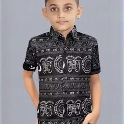 Crooxa Boys Printed Casual Shirt-image-59