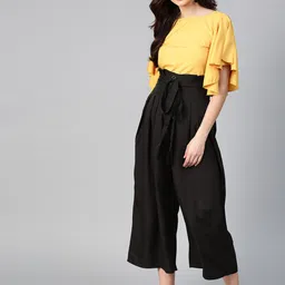 Bitterlime Ruffle Top With Trouser Co-Ords image 1