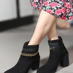 ELLE Women Block-Heeled Winter Boots-image-17