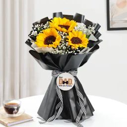 Sunflower Charm Father's Day Bouquet-image-61