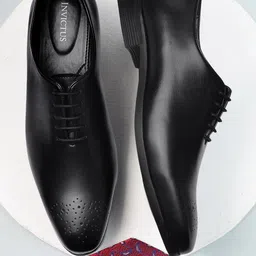 INVICTUS Men Black Formal Oxfords-image-89