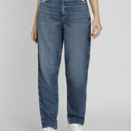 American Eagle Blue Cotton Regular fit Solid Jeans-picture-18