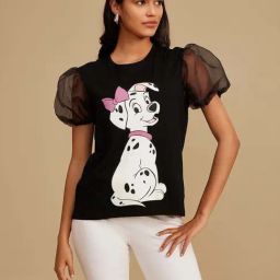 Disney Dalmations Organza Sleeves Top-image-25
