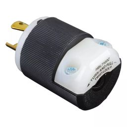 HUBBELL WIRING DEVICES CONNECTOR, POWER ENTRY, PLUG, 20A, HBL7102C-image-93