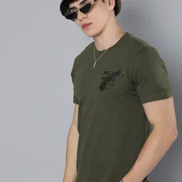 R Code by The Roadster Life Co Men Graphic Printed T-shirt-image-67
