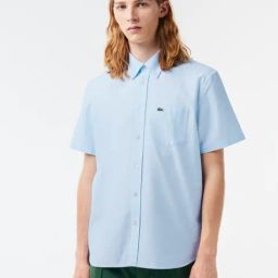 Lacoste Blue Cotton Regular Fit Shirt-image-44