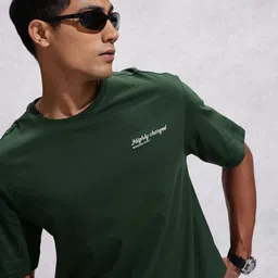 WROGN Pure Cotton Oversized T-shirt-image-36