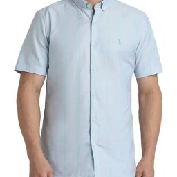 Simon Carter London Blue Regular Fit Shirt-image-14