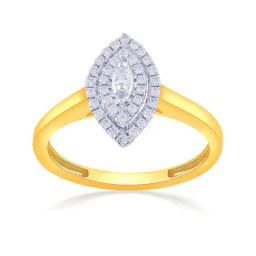 Malabar Gold and Diamonds 18k Gold & Diamond Mine Ring for Women-picture-47
