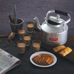 HAZEL Silver Aluminium Tea Coffee Pot - Set of 1-image-63
