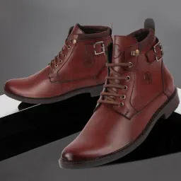 Fausto Men's Brown Casual Boots-image-62