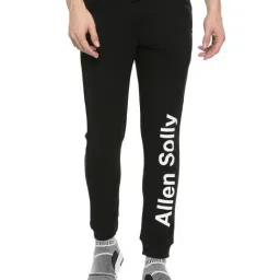 Allen Solly Black Cotton Regular Fit Printed Joggers-picture-14