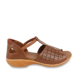 MediFeet Women's Tan T-Strap Wedges-picture-19