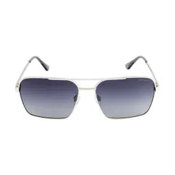 Opium Grey Rectangular Polarized Sunglasses for Men-7